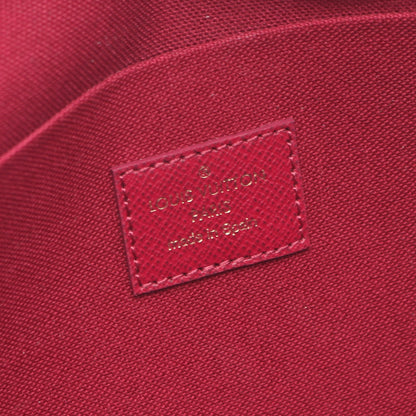 ポシェット フェリシー モノグラム フューシャ チェーンウォレット PVC レザー ブラウン ルイヴィトン バッグ LOUIS VUITTON