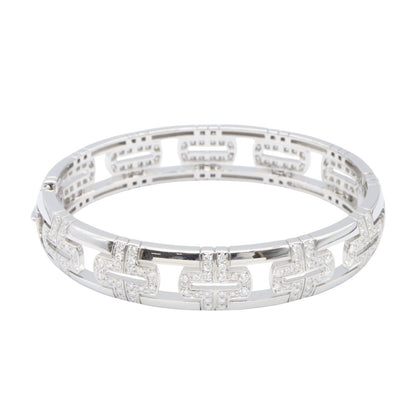 ダイヤ パレンテシ ブレスレット ブレスレット K18WG ダイヤモンド ホワイトゴールド クリア ブルガリ アクセサリー BVLGARI