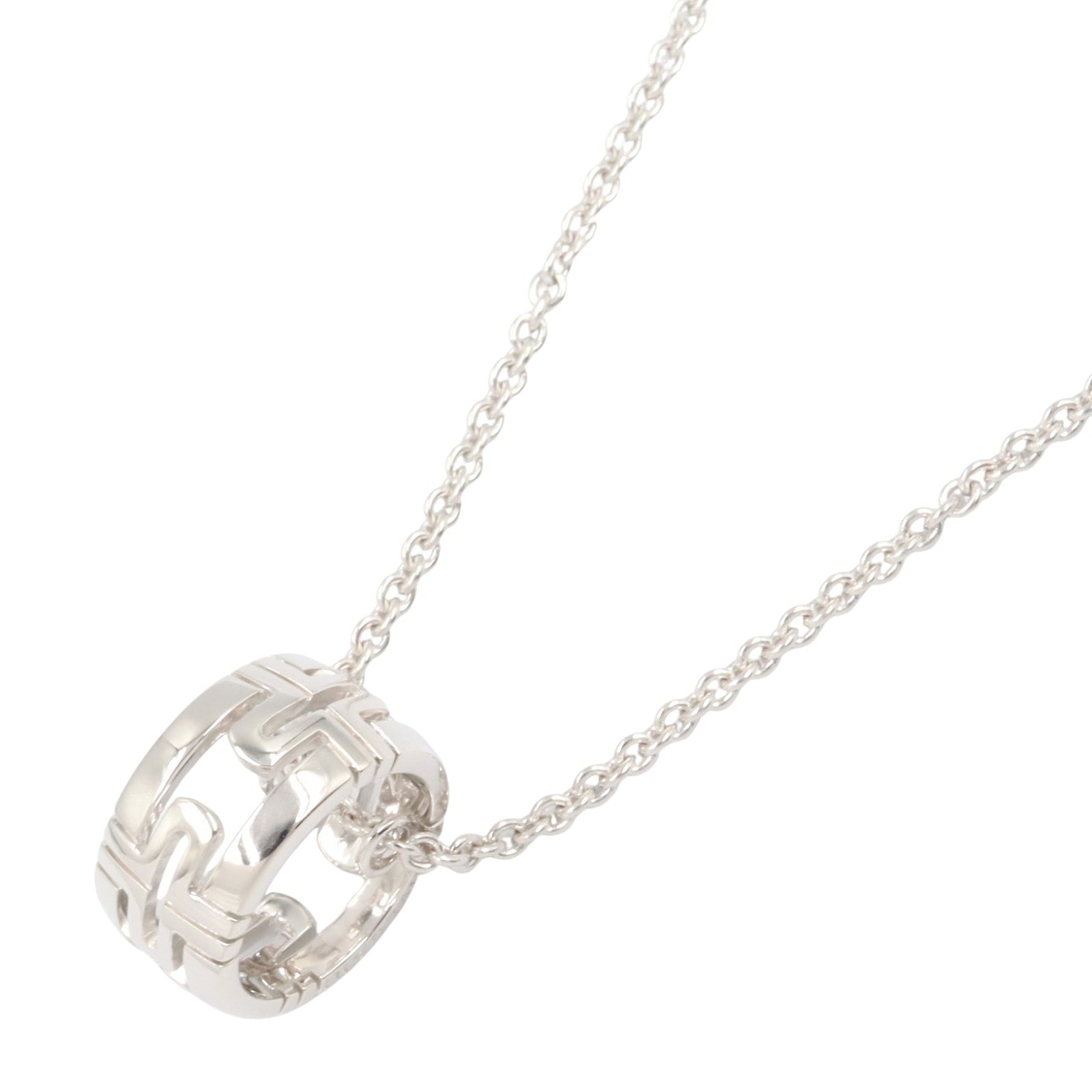 パレンテシ ネックレス ネックレス K18WG ホワイトゴールド ブルガリ アクセサリー BVLGARI