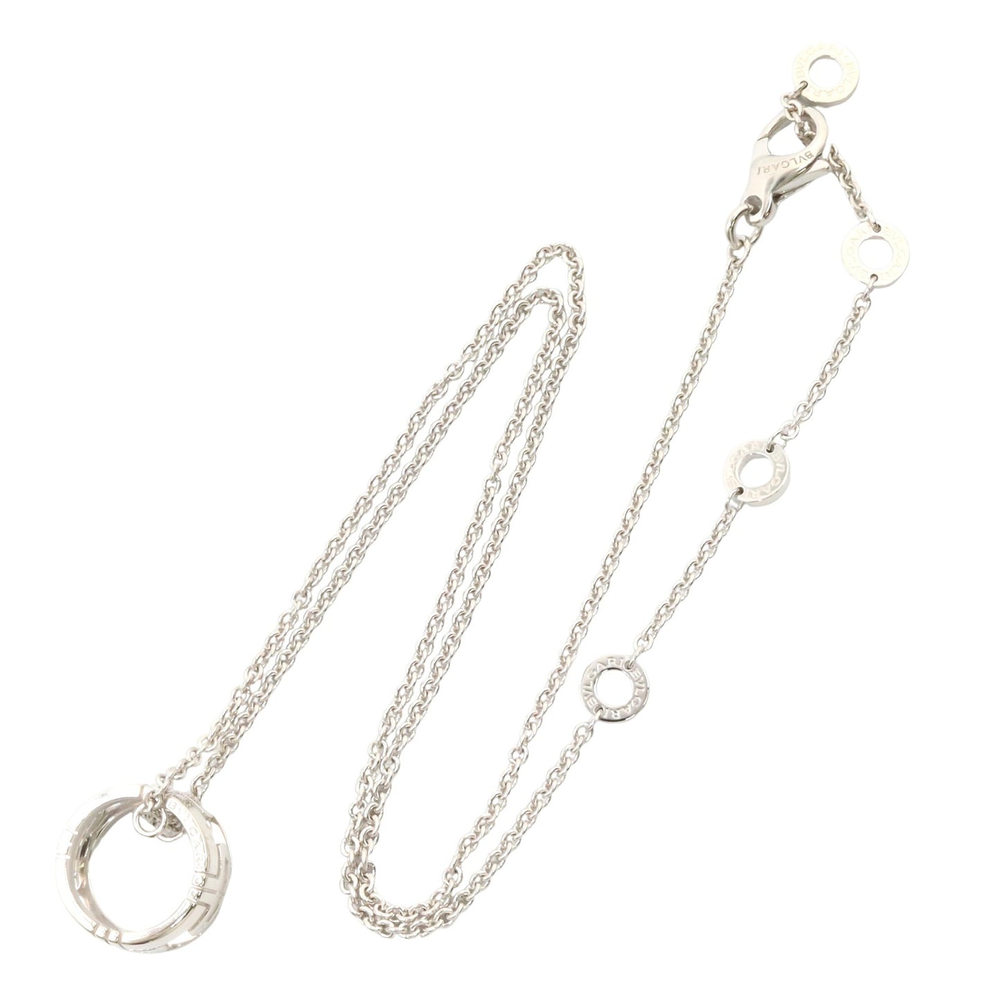パレンテシ ネックレス ネックレス K18WG ホワイトゴールド ブルガリ アクセサリー BVLGARI