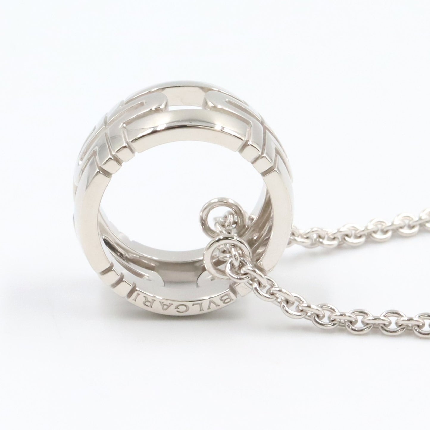 パレンテシ ネックレス ネックレス K18WG ホワイトゴールド ブルガリ アクセサリー BVLGARI
