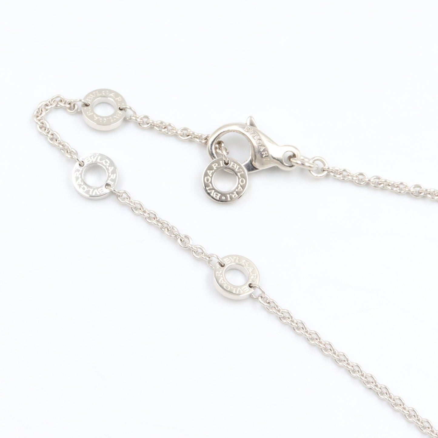 パレンテシ ネックレス ネックレス K18WG ホワイトゴールド ブルガリ アクセサリー BVLGARI