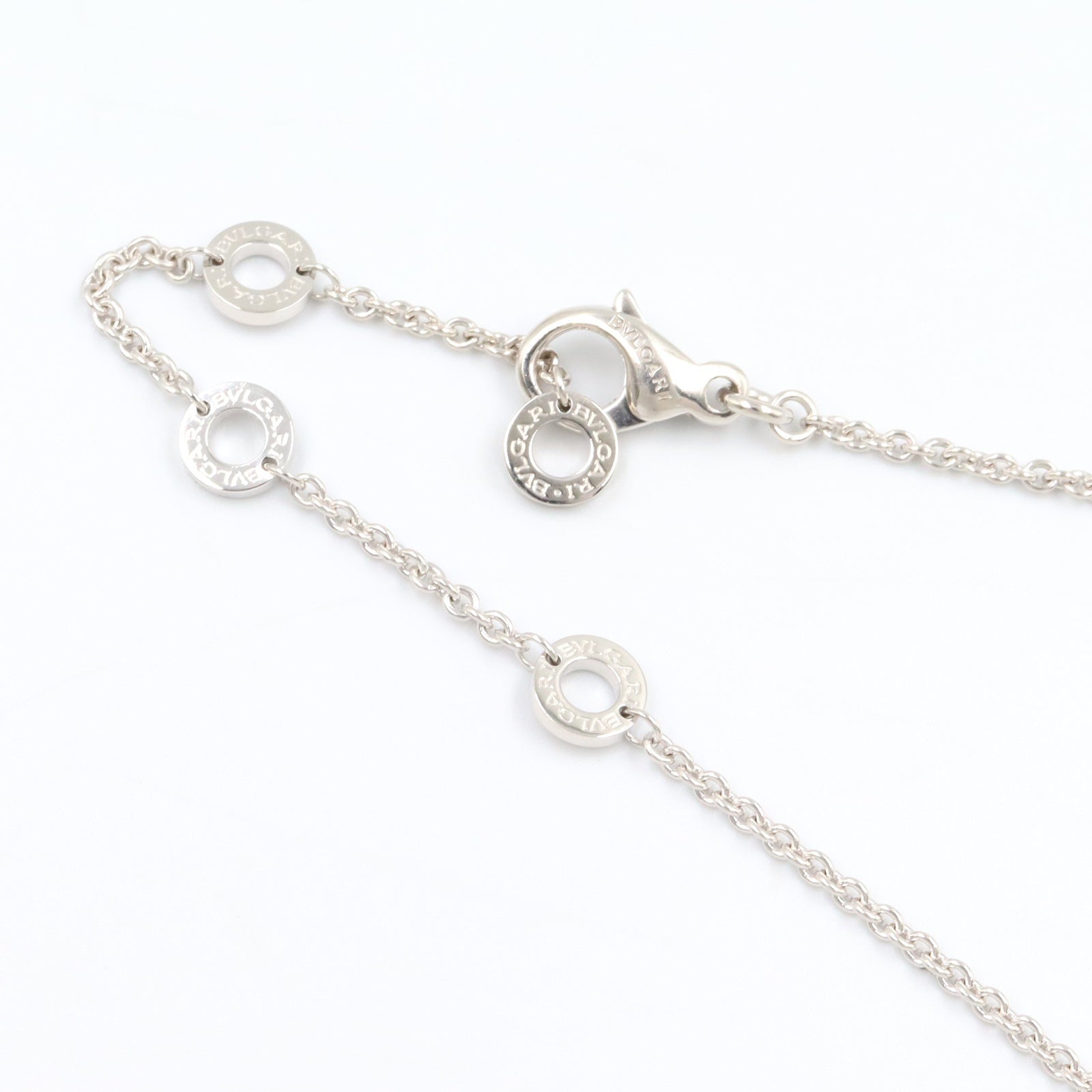 パレンテシ ネックレス ネックレス K18WG ホワイトゴールド ブルガリ アクセサリー BVLGARI