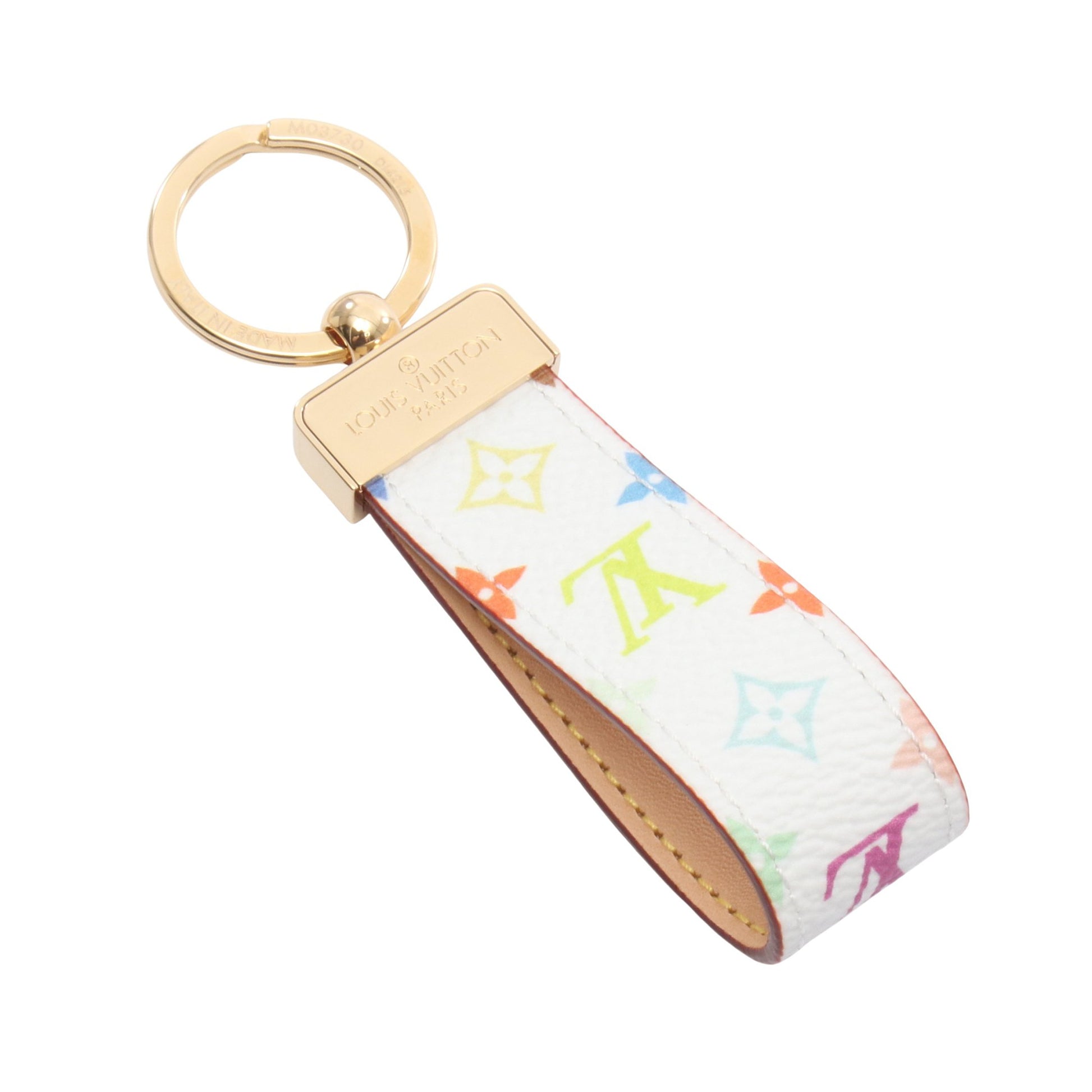 LV × TM キーホルダー ドラゴンヌ モノグラムマルチカラー キーホルダー PVC ホワイト マルチカラー ルイヴィトン 財布・小物 LOUIS VUITTON