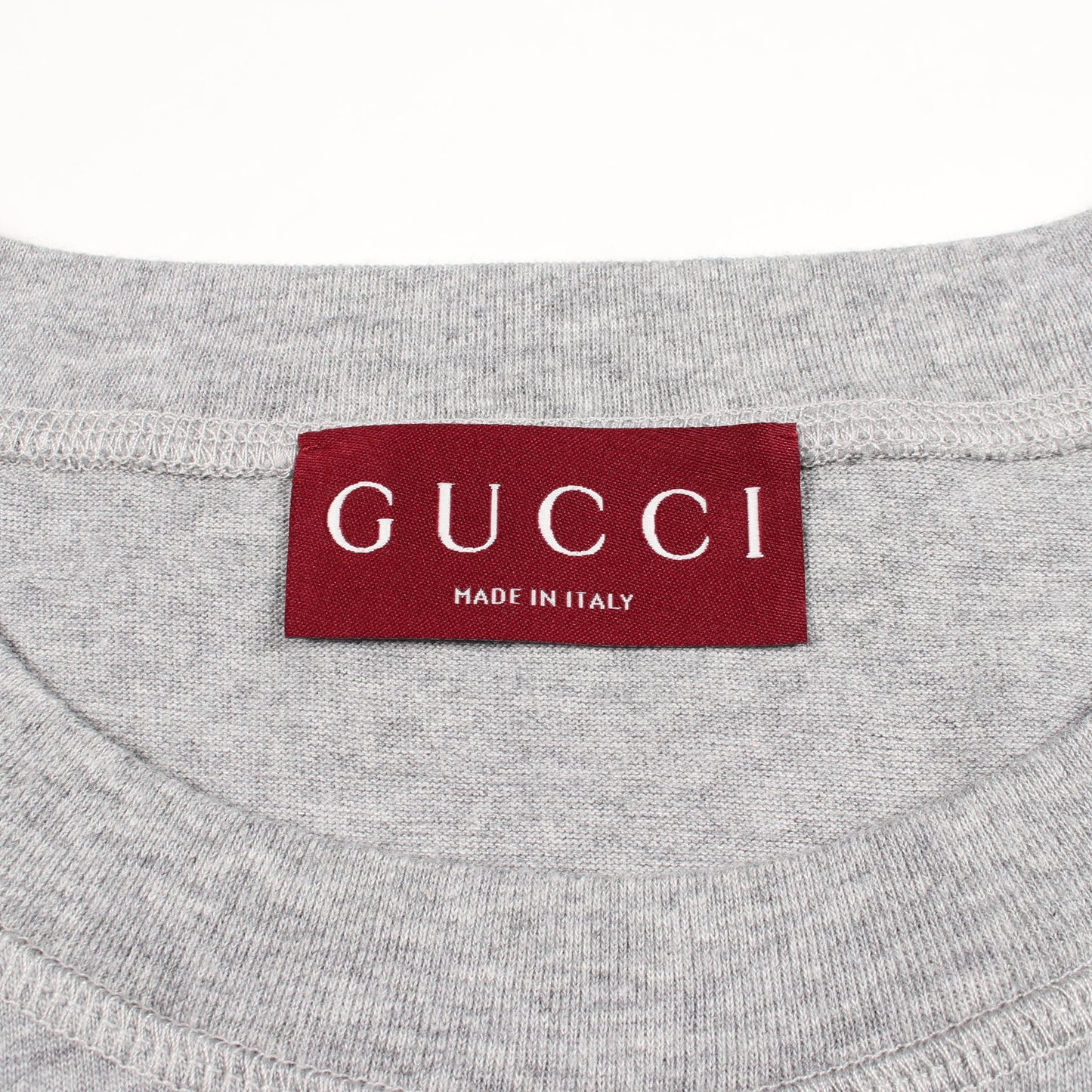 インターロッキングG ロゴプリント 半袖Tシャツ コットン グレー ライトグリーン ブラック グッチ トップス GUCCI