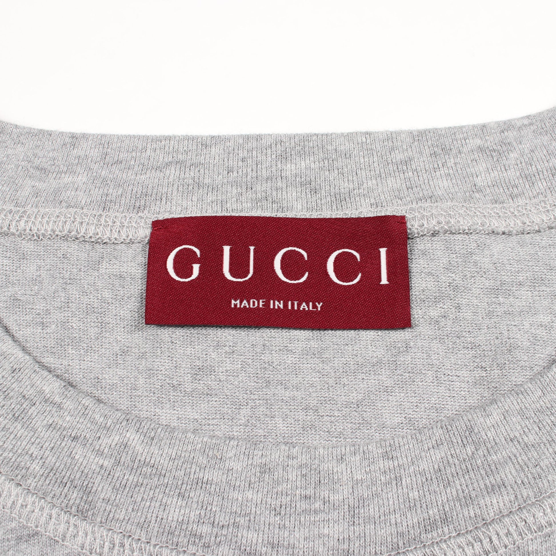 インターロッキングG ロゴプリント 半袖Tシャツ コットン グレー ライトグリーン ブラック グッチ トップス GUCCI