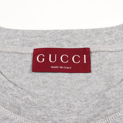 インターロッキングG ロゴプリント 半袖Tシャツ コットン グレー ライトグリーン ブラック グッチ トップス GUCCI