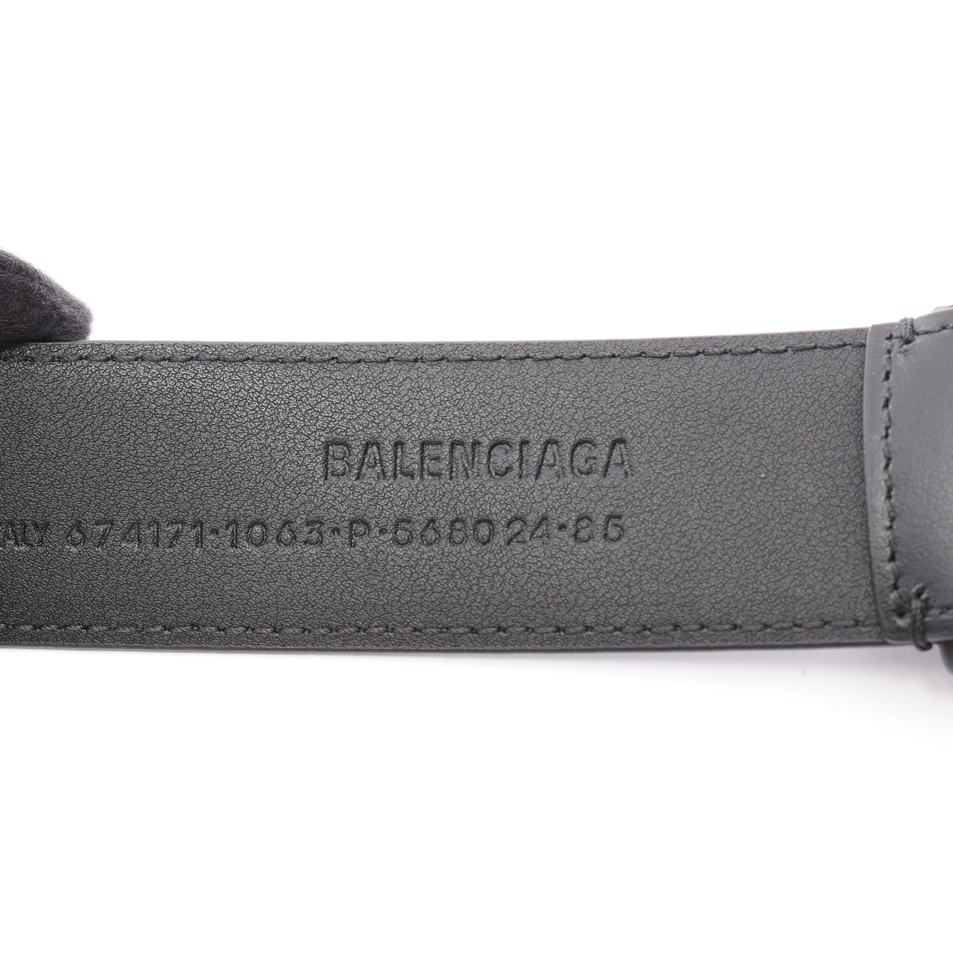 BBロゴ バックル ベルト レザー ブラック グリーン バレンシアガ 財布・小物 BALENCIAGA