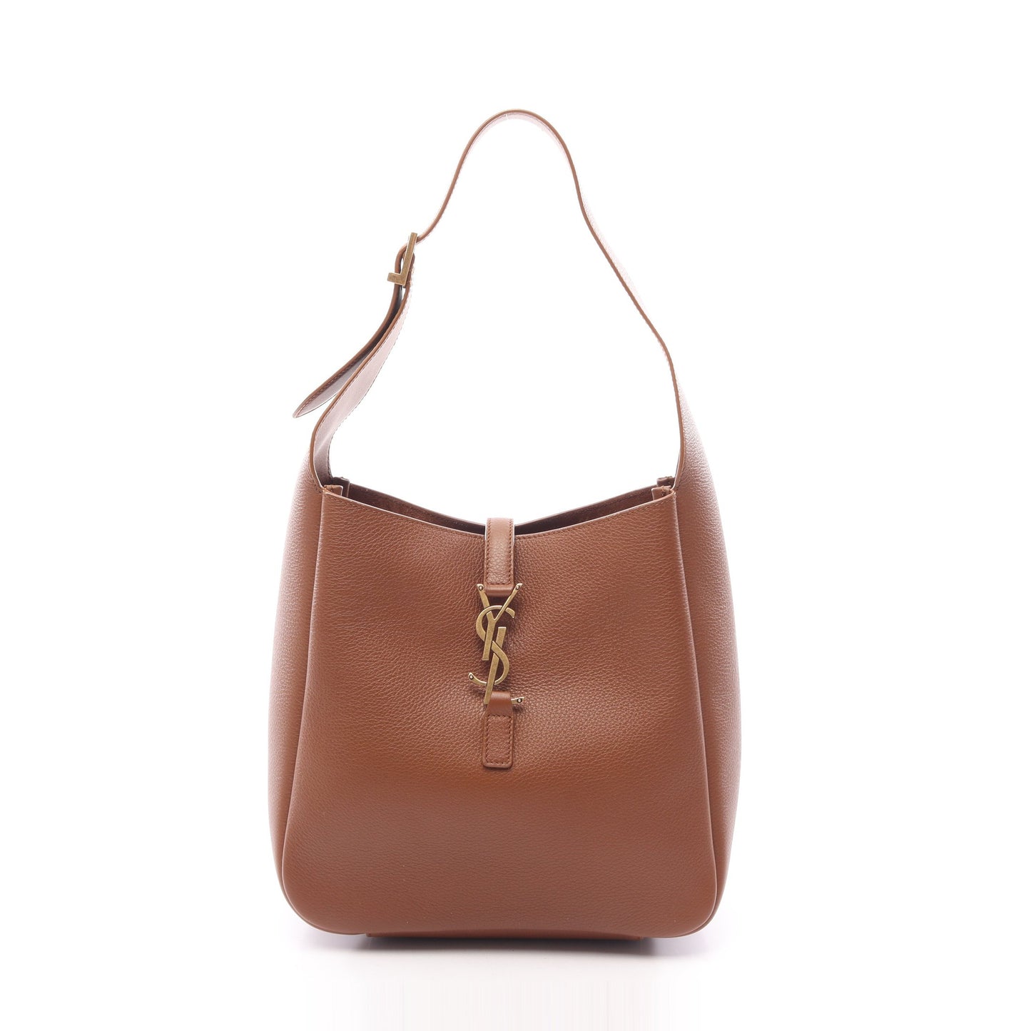 LE 5 A 7 ワンショルダーバッグ レザー ブラウン サンローランパリ バッグ SAINT LAURENT PARIS