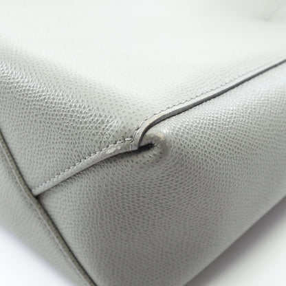 バーティカル スモール カバ 2WAY ハンドバッグ トートバッグ レザー グレー セリーヌ バッグ CELINE