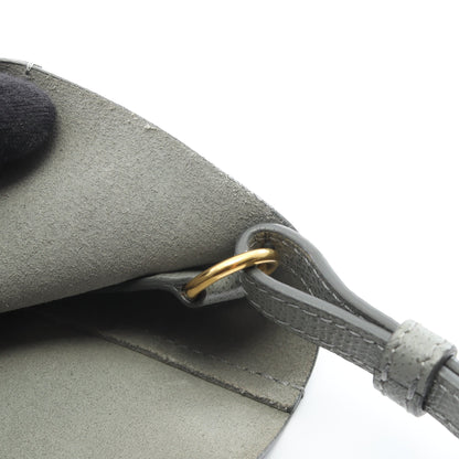 バーティカル スモール カバ 2WAY ハンドバッグ トートバッグ レザー グレー セリーヌ バッグ CELINE