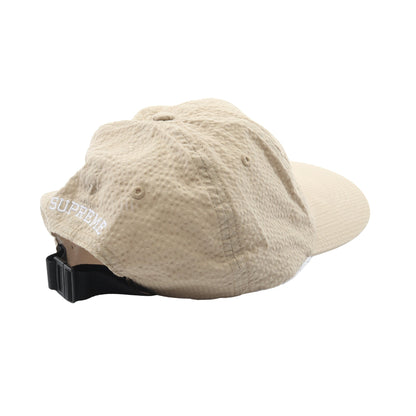 Seersucker S Logo 6-Panel キャップ コットン ベージュ シュプリーム