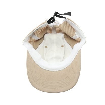Seersucker S Logo 6-Panel キャップ コットン ベージュ シュプリーム
