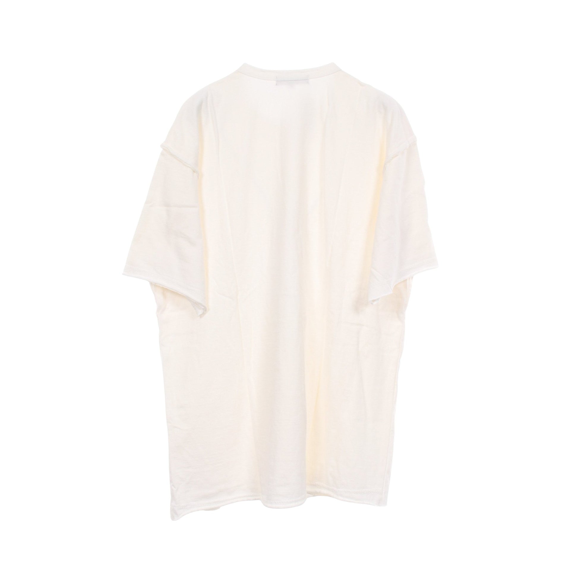 ドッキング 半袖Tシャツ コットン ホワイト コムデギャルソンオム トップス COMME des GARCONS HOMME