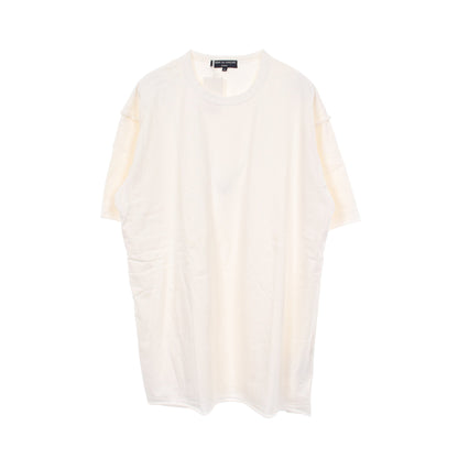 ドッキング 半袖Tシャツ コットン ホワイト コムデギャルソンオム トップス COMME des GARCONS HOMME