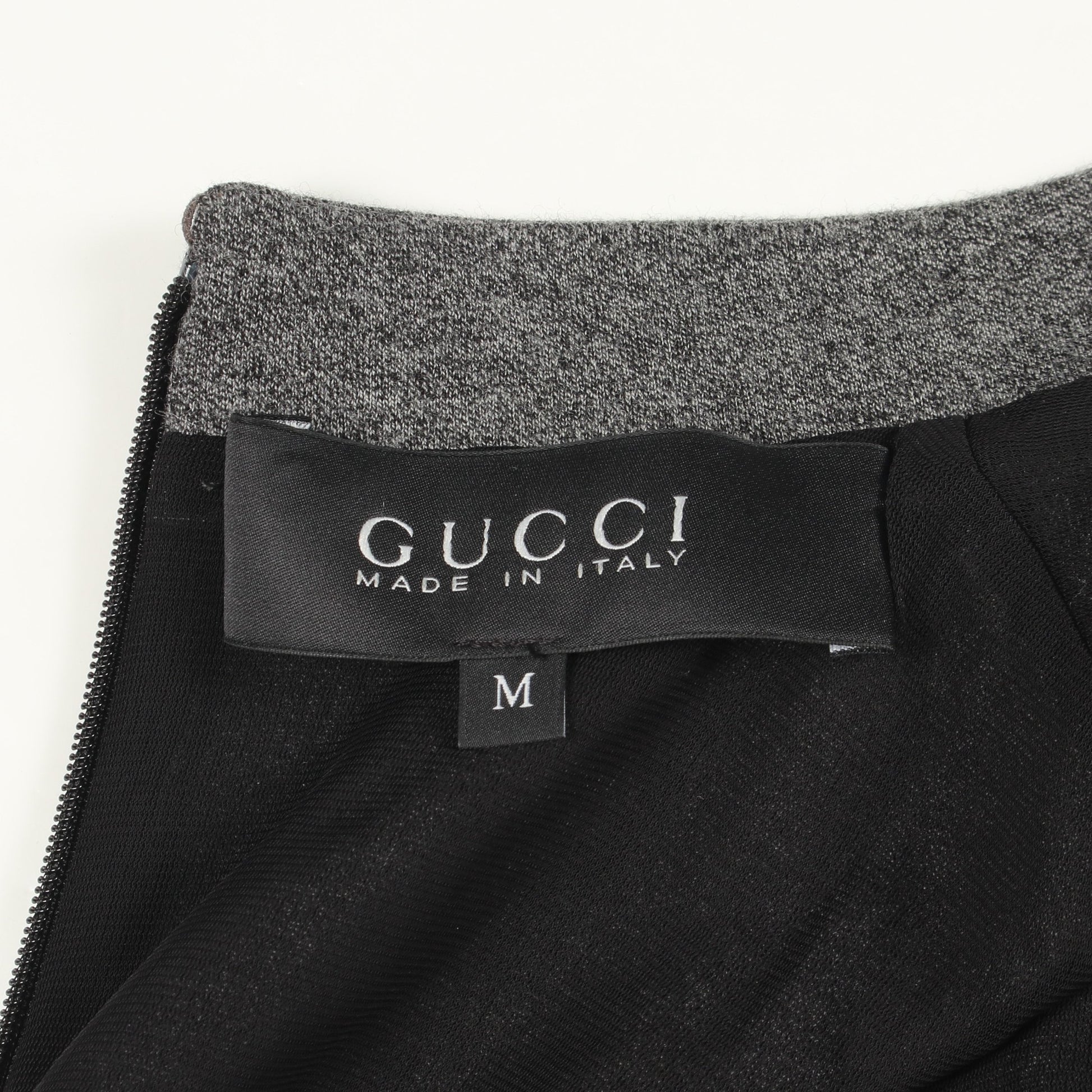 ワンピース ウール グレー グッチ ワンピース GUCCI