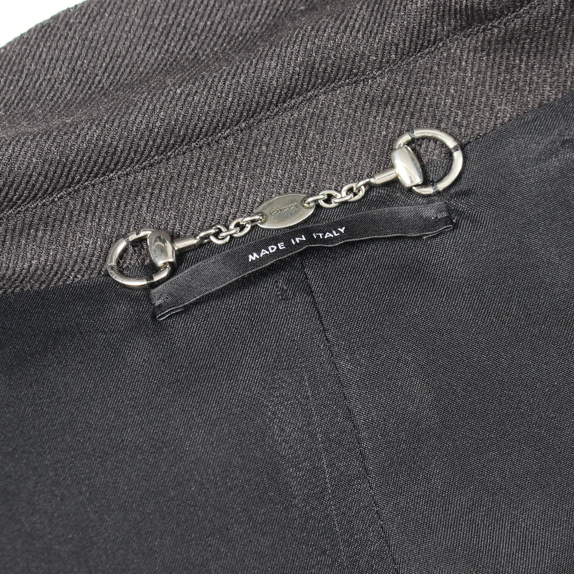 テーラードジャケット ウール ダークグレー グッチ アウター GUCCI