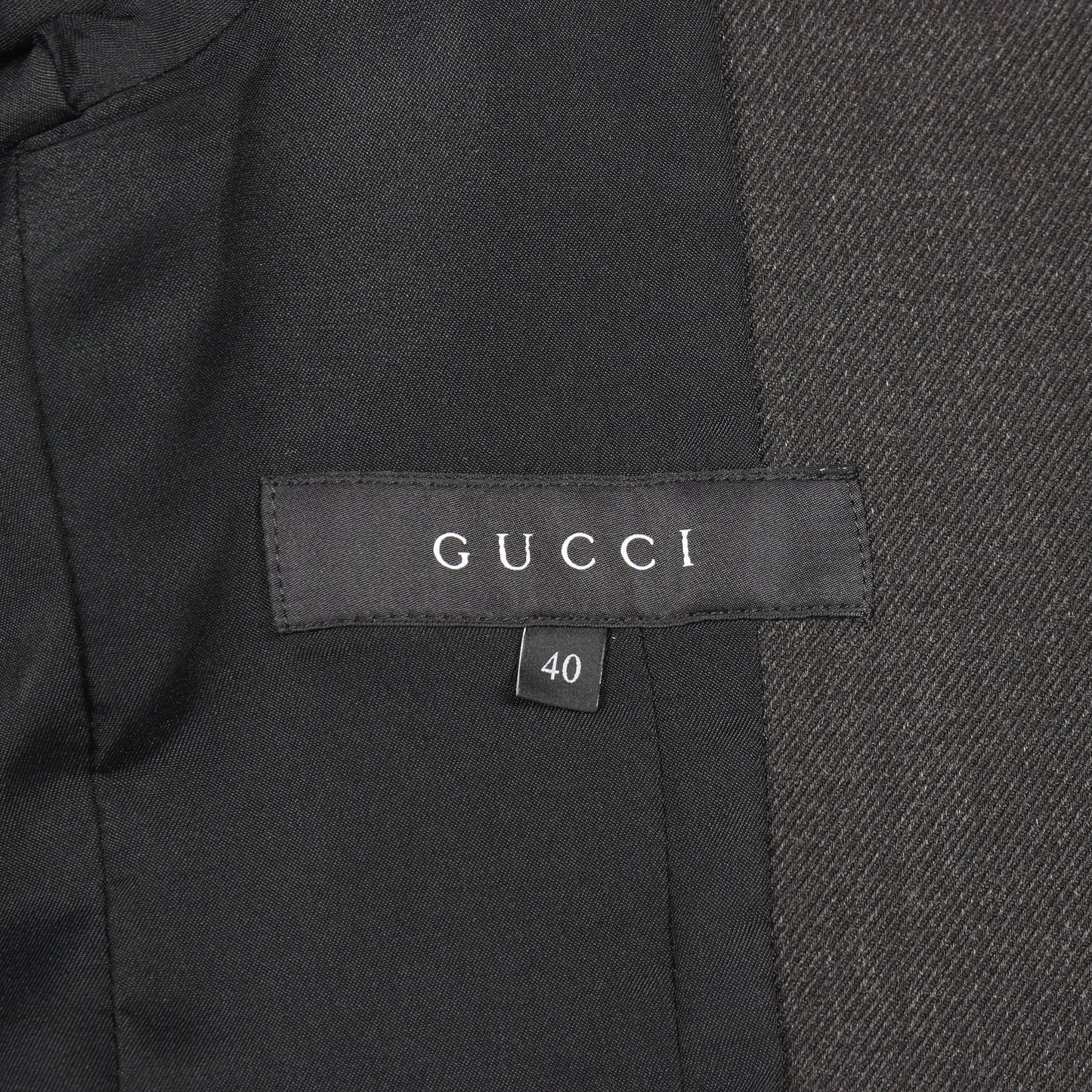 テーラードジャケット ウール ダークグレー グッチ アウター GUCCI