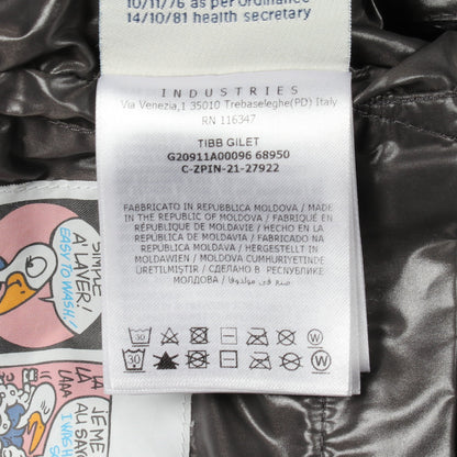TIBB ダウンベスト ナイロン ブラック モンクレール アウター MONCLER