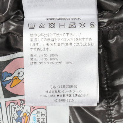 TIBB ダウンベスト ナイロン ブラック モンクレール アウター MONCLER