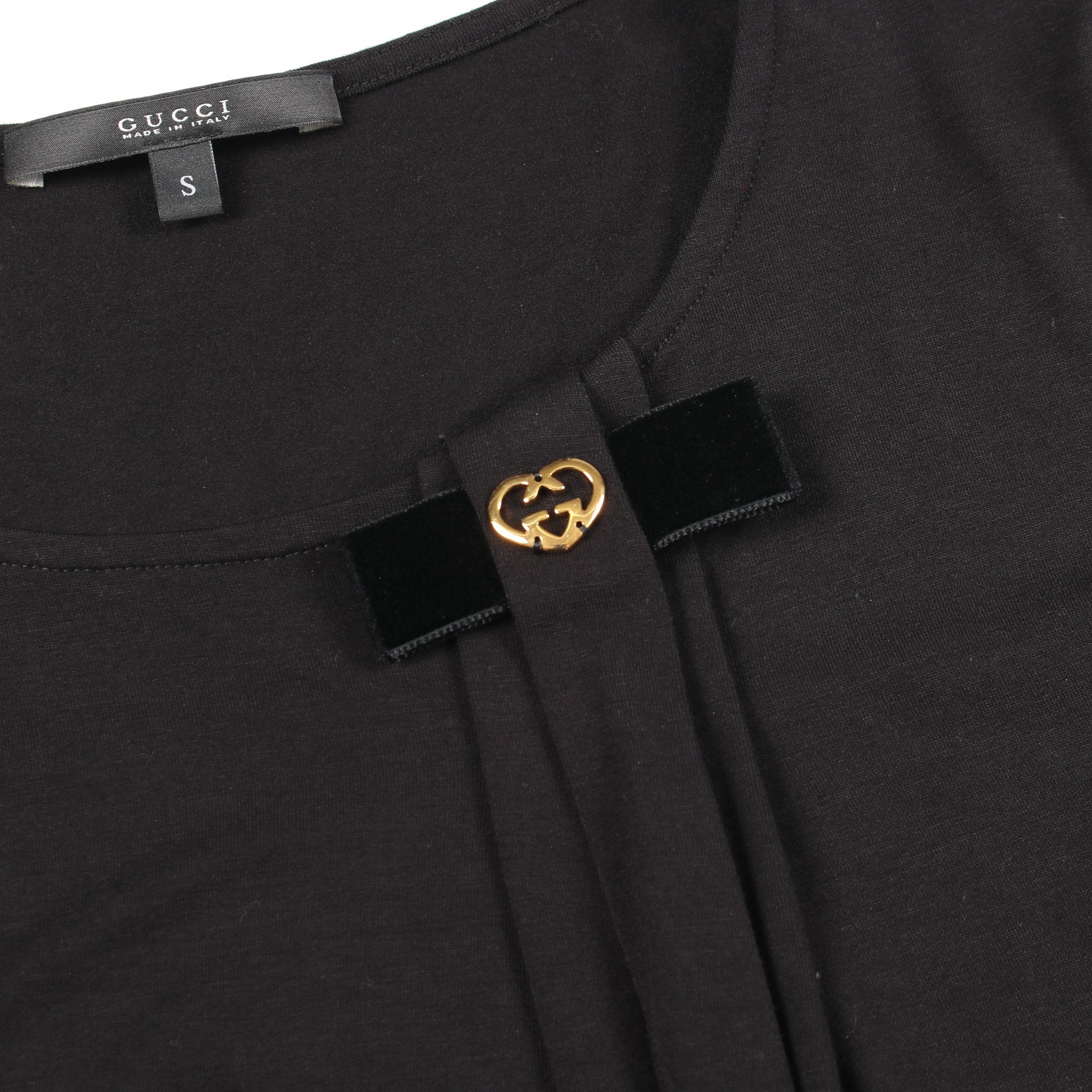 インターロッキングG 半袖Tシャツ レーヨン ブラック グッチ – RECLO