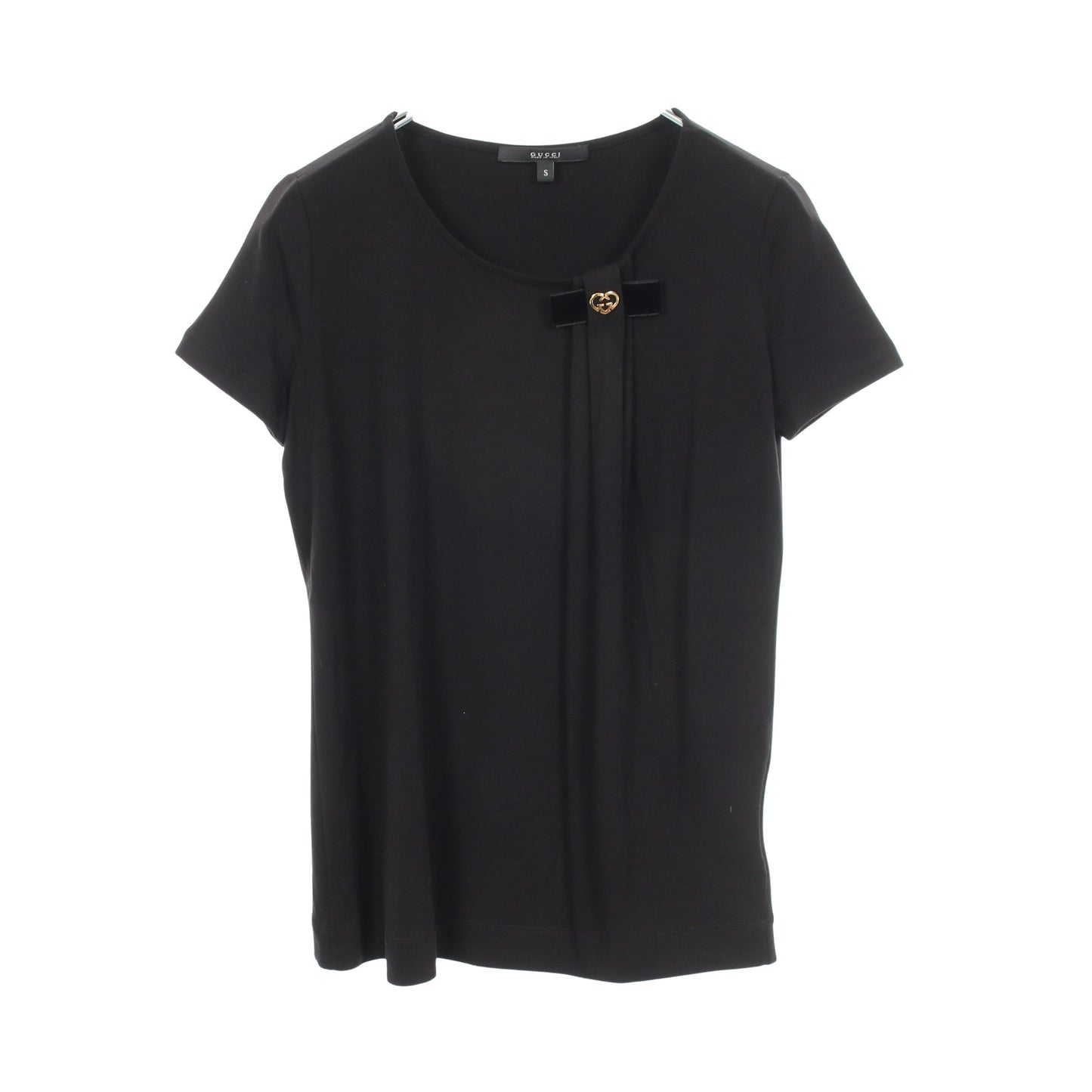 インターロッキングG 半袖Tシャツ レーヨン ブラック グッチ トップス GUCCI