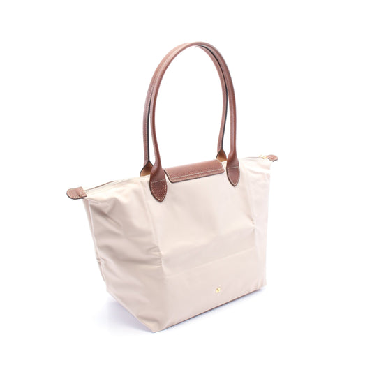 ル プリアージュ オリジナル L ショルダーバッグ トートバッグ キャンバス レザー ライトベージュ ブラウン ロンシャン バッグ LONGCHAMP