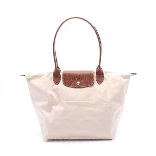 ル プリアージュ オリジナル L ショルダーバッグ トートバッグ キャンバス レザー ライトベージュ ブラウン ロンシャン バッグ LONGCHAMP