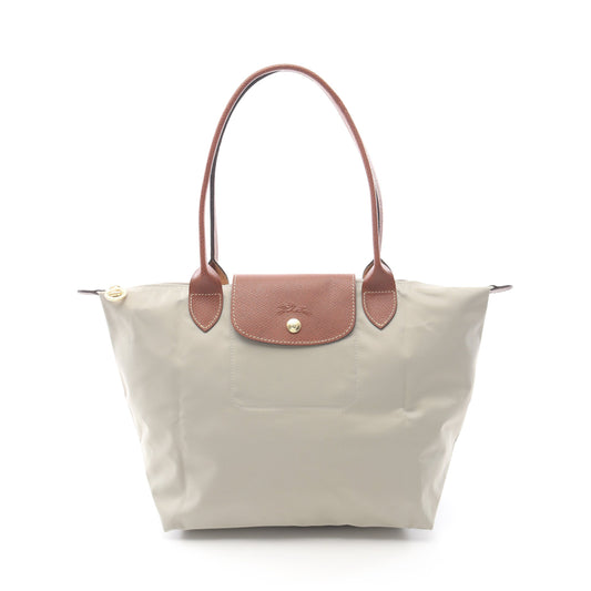LE PLIAGE ORIGINAL M ル プリアージュ オリジナル M ショルダーバッグ トートバッグ キャンバス レザー グレーグリーン ブラウン ロンシャン バッグ LONGCHAMP
