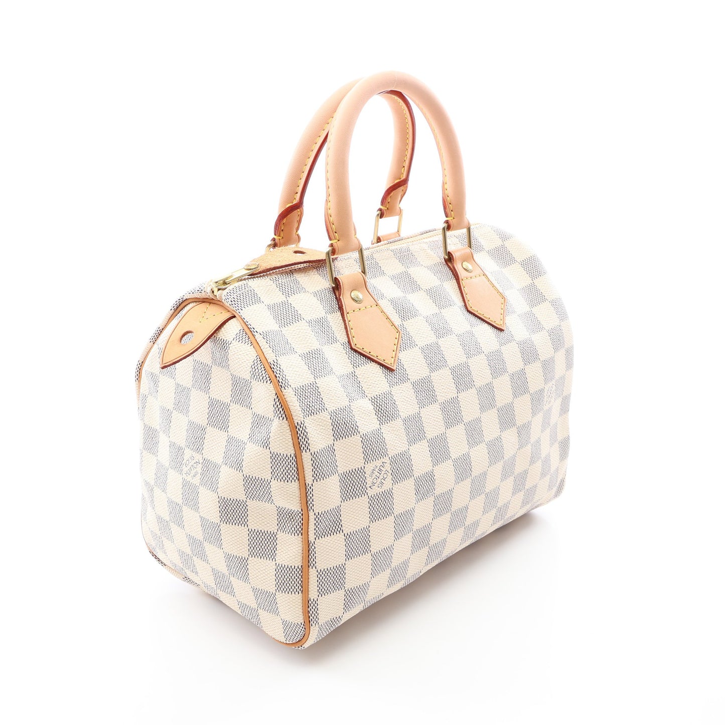 スピーディ25 ダミエアズール ハンドバッグ PVC レザー ホワイト ルイヴィトン バッグ LOUIS VUITTON