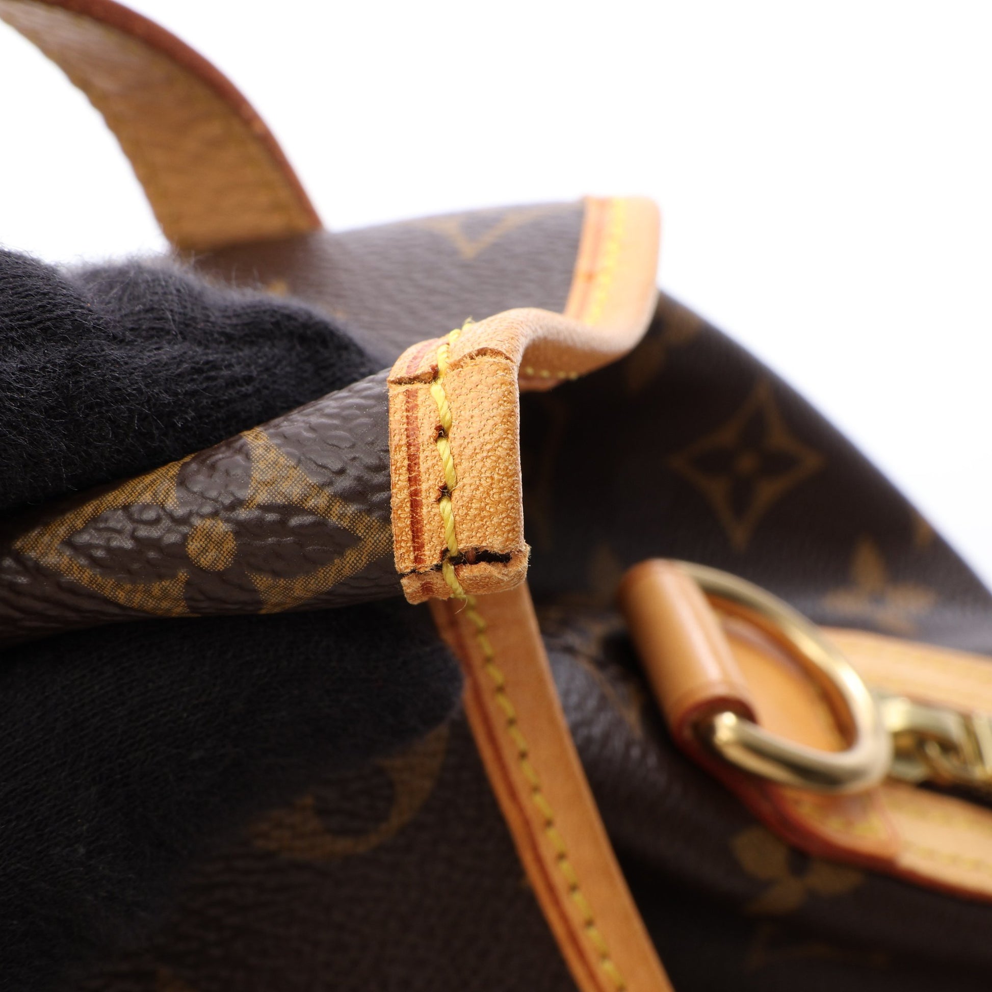 サックアド ボスフォール モノグラム バックパック リュックサック PVC レザー ブラウン ルイヴィトン バッグ LOUIS VUITTON