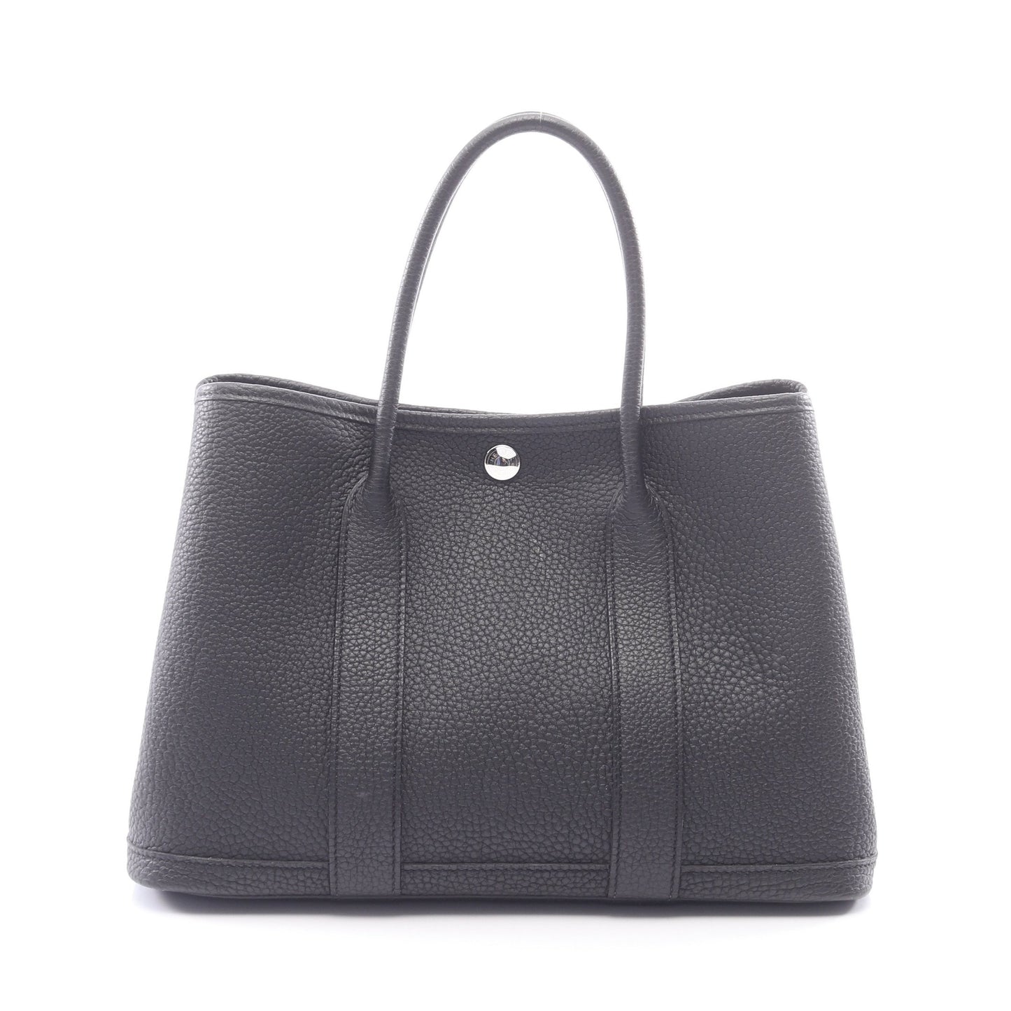ガーデンパーティTPM ハンドバッグ トートバッグ ネゴンダ ブラック シルバー金具 W刻印 エルメス バッグ HERMES