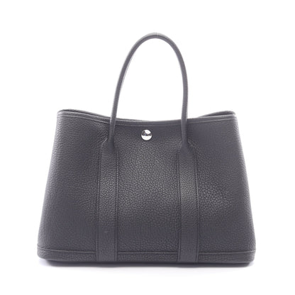ガーデンパーティTPM ハンドバッグ トートバッグ ネゴンダ ブラック シルバー金具 W刻印 エルメス バッグ HERMES