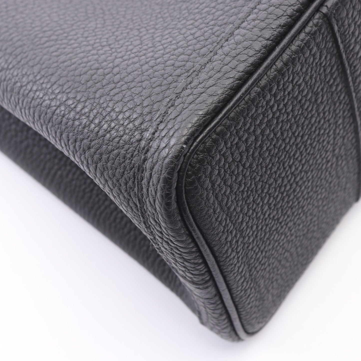ガーデンパーティTPM ハンドバッグ トートバッグ ネゴンダ ブラック シルバー金具 W刻印 エルメス バッグ HERMES