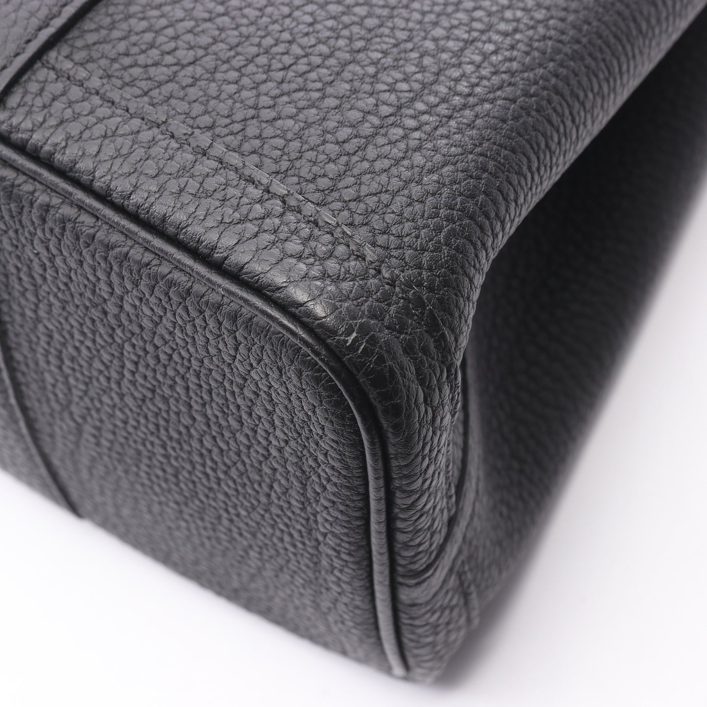 ガーデンパーティTPM ハンドバッグ トートバッグ ネゴンダ ブラック シルバー金具 W刻印 エルメス バッグ HERMES