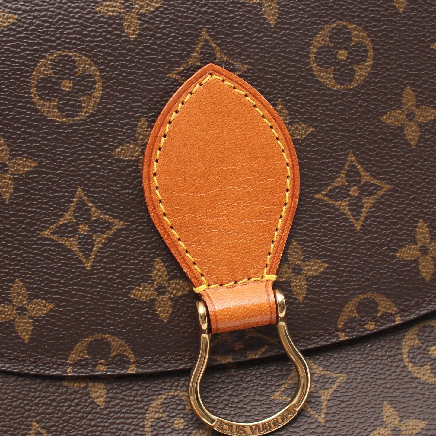 サンクルーGM モノグラム ショルダーバッグ PVC レザー ブラウン ルイヴィトン バッグ LOUIS VUITTON