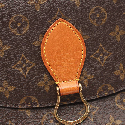 サンクルーGM モノグラム ショルダーバッグ PVC レザー ブラウン ルイヴィトン バッグ LOUIS VUITTON