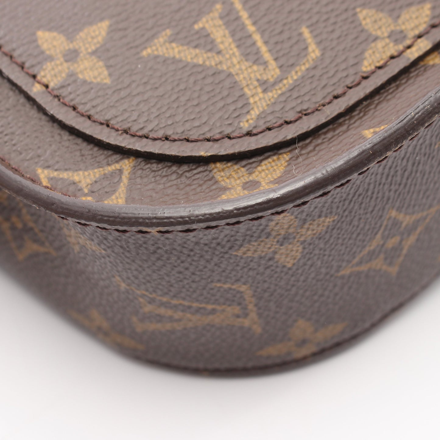 サンクルーGM モノグラム ショルダーバッグ PVC レザー ブラウン ルイヴィトン バッグ LOUIS VUITTON