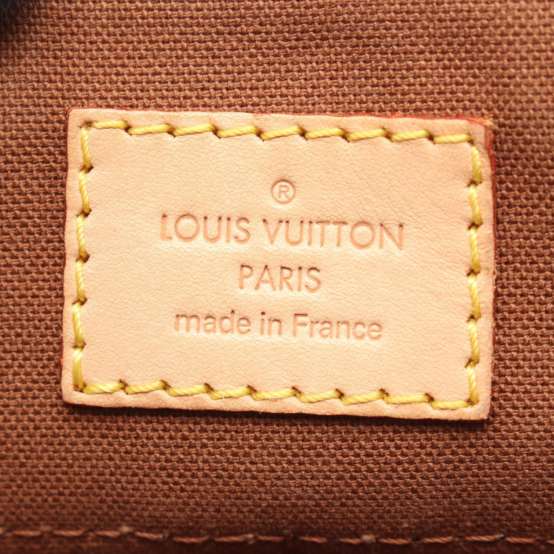 ポパンクール ロン モノグラム ショルダーバッグ PVC レザー ブラウン ルイヴィトン バッグ LOUIS VUITTON