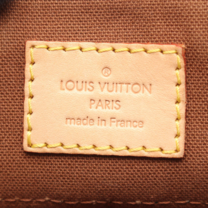 ポパンクール ロン モノグラム ショルダーバッグ PVC レザー ブラウン ルイヴィトン バッグ LOUIS VUITTON