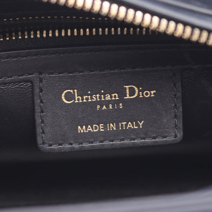 LADY DIOR レディディオール 2WAY ハンドバッグ レザー ネイビー ブルー ライトブルー クリスチャンディオール バッグ Christian Dior