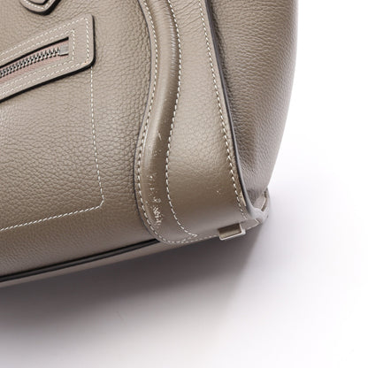 ラゲージ マイクロ ショッパー ハンドバッグ レザー グレーベージュ セリーヌ バッグ CELINE