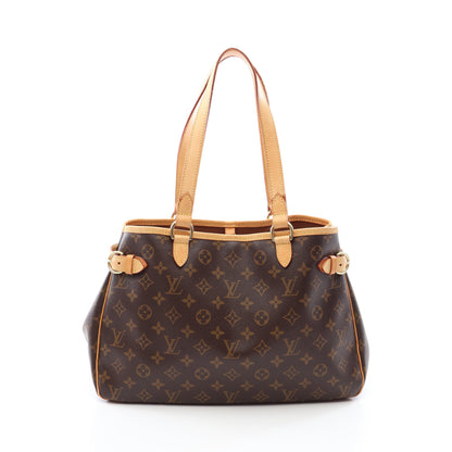 バティニョール オリゾンタル モノグラム ショルダーバッグ PVC レザー ブラウン ルイヴィトン バッグ LOUIS VUITTON