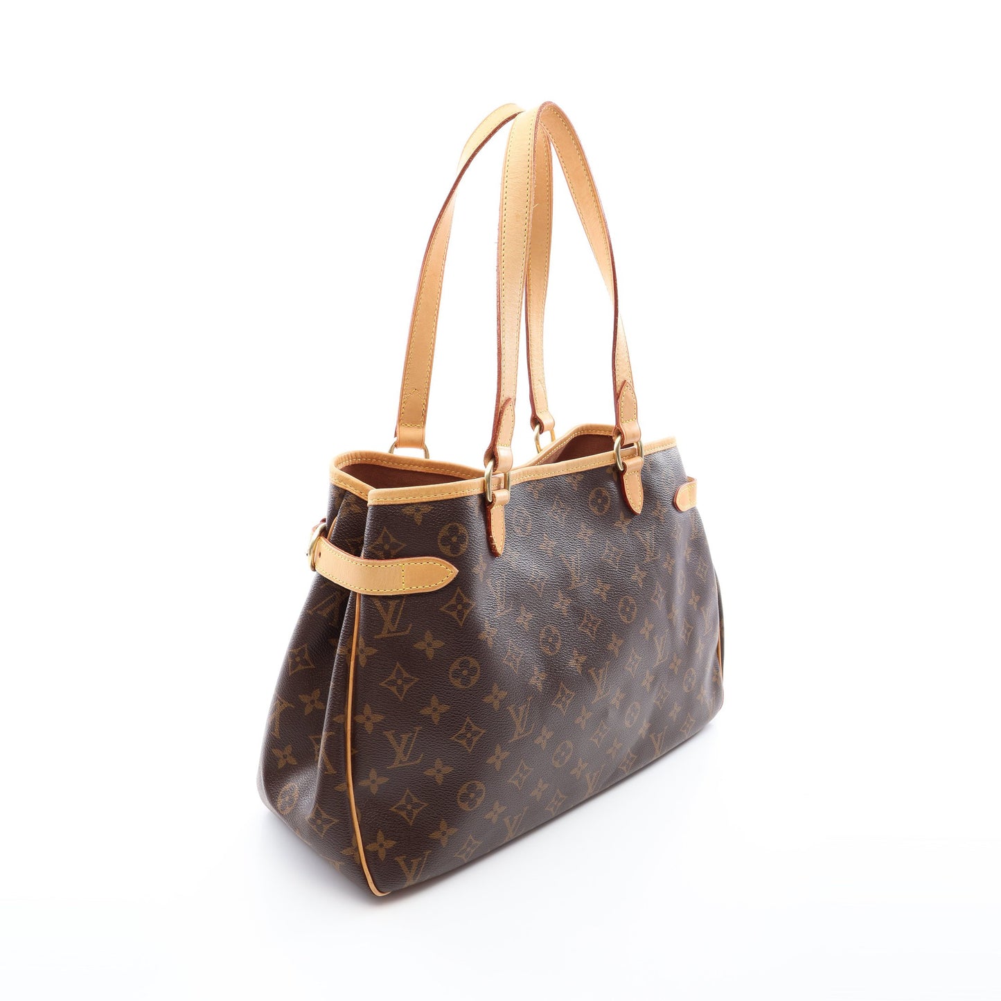 バティニョール オリゾンタル モノグラム ショルダーバッグ PVC レザー ブラウン ルイヴィトン バッグ LOUIS VUITTON