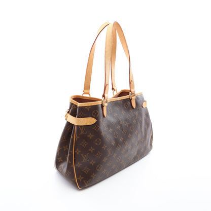 バティニョール オリゾンタル モノグラム ショルダーバッグ PVC レザー ブラウン ルイヴィトン バッグ LOUIS VUITTON