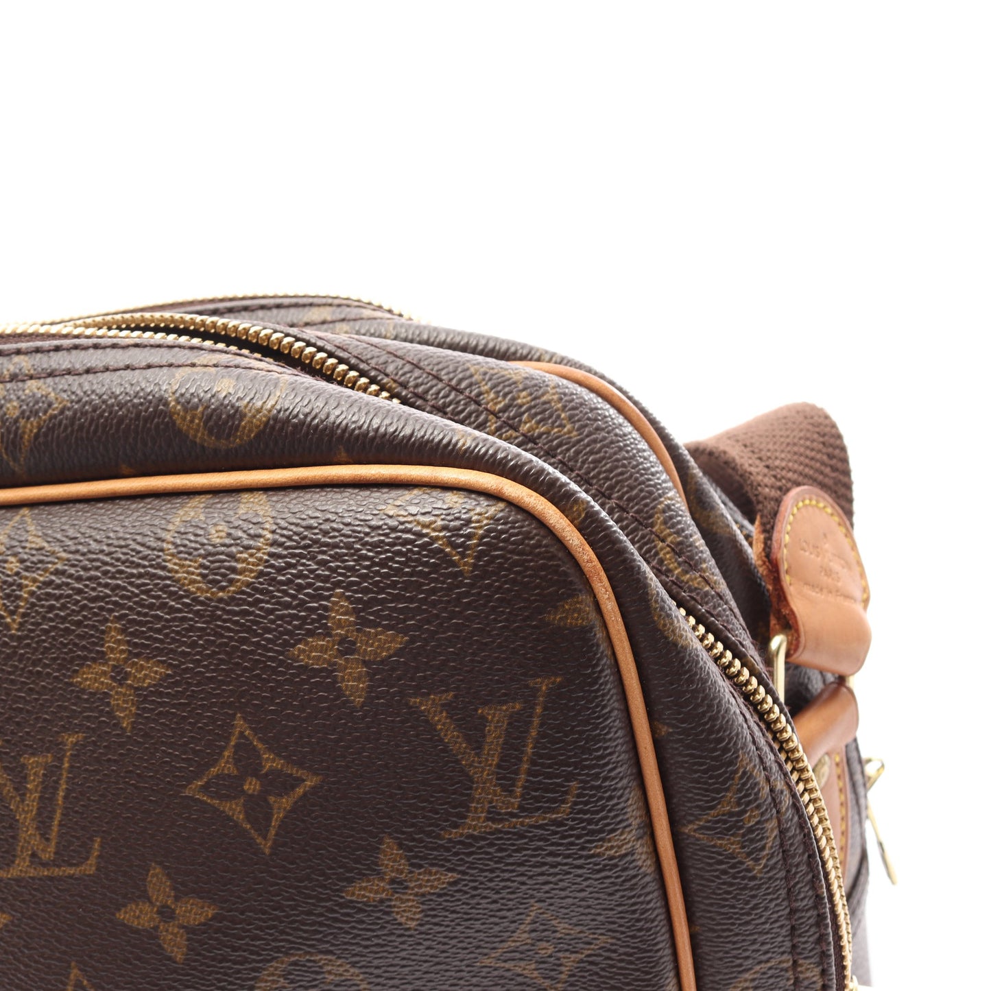 リポーターGM モノグラム ショルダーバッグ PVC レザー ブラウン ルイヴィトン バッグ LOUIS VUITTON