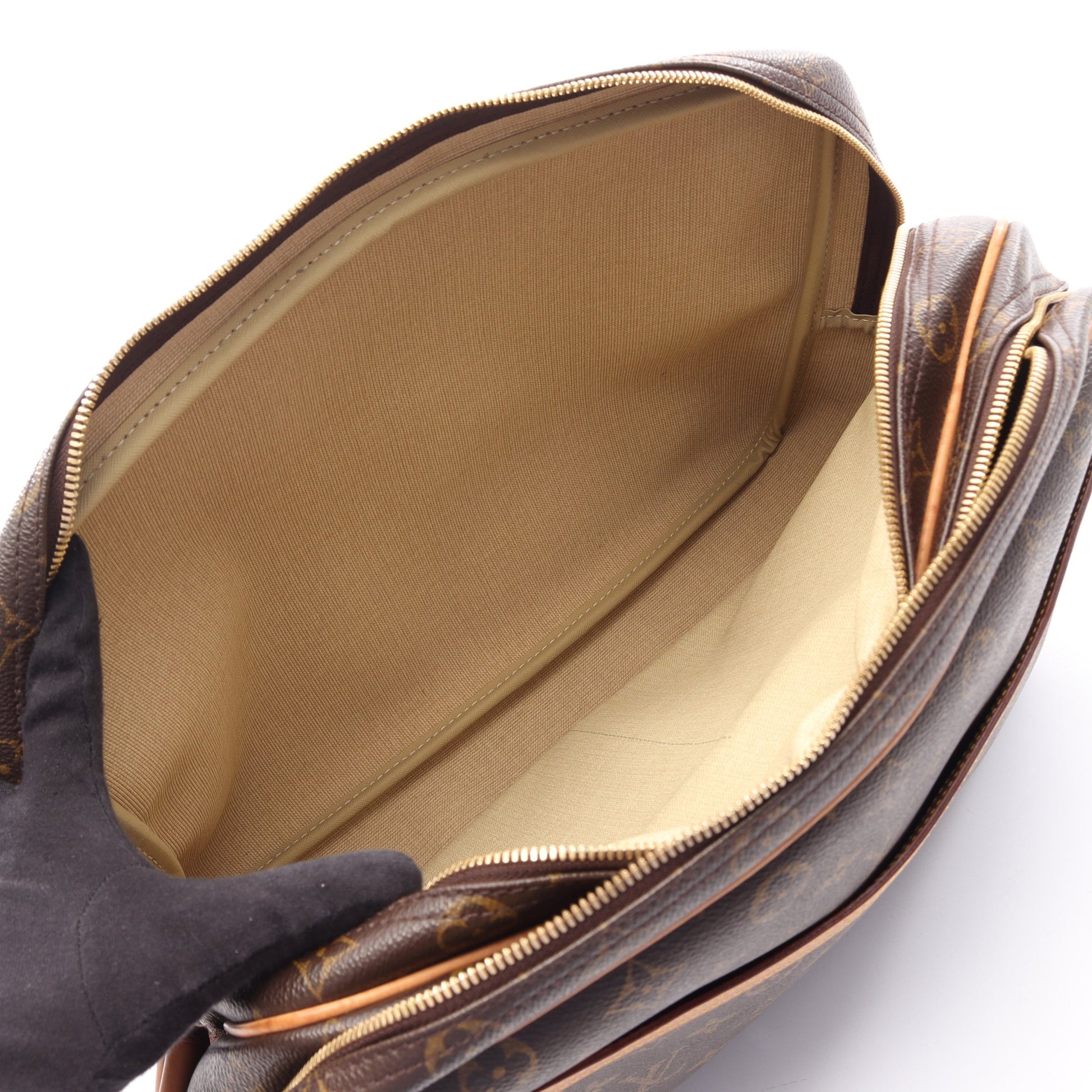 リポーターGM モノグラム ショルダーバッグ PVC レザー ブラウン ルイヴィトン バッグ LOUIS VUITTON