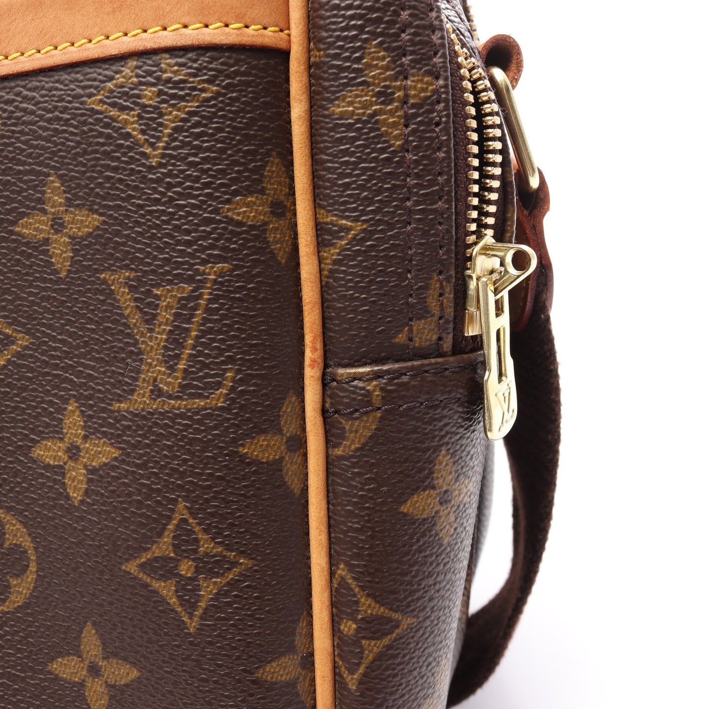 リポーターGM モノグラム ショルダーバッグ PVC レザー ブラウン ルイヴィトン バッグ LOUIS VUITTON
