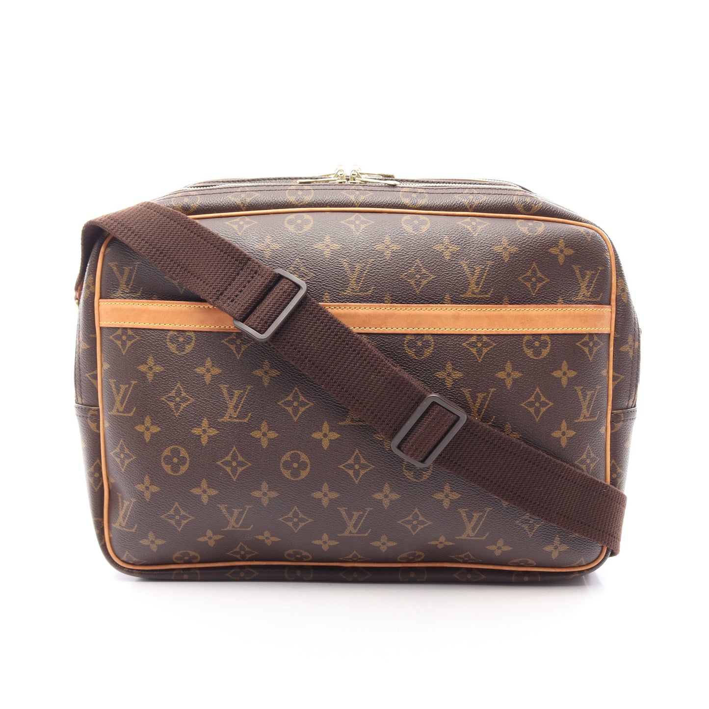 リポーターGM モノグラム ショルダーバッグ PVC レザー ブラウン ルイヴィトン バッグ LOUIS VUITTON