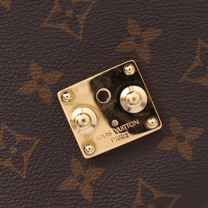 ポシェット メティス MM モノグラムリバース 2WAY ハンドバッグ PVC レザー ブラウン ブラック ルイヴィトン バッグ LOUIS VUITTON